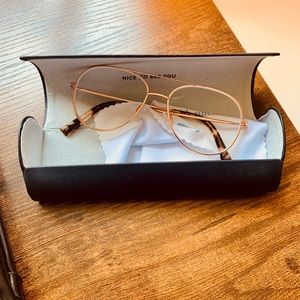 Warby Parker glasses York In Rose Gold
